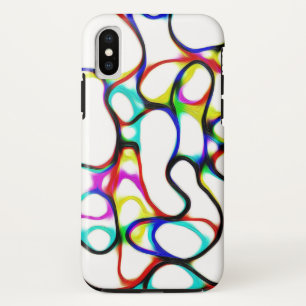 Multi-Colour Abstract Pattern iPhone X Case