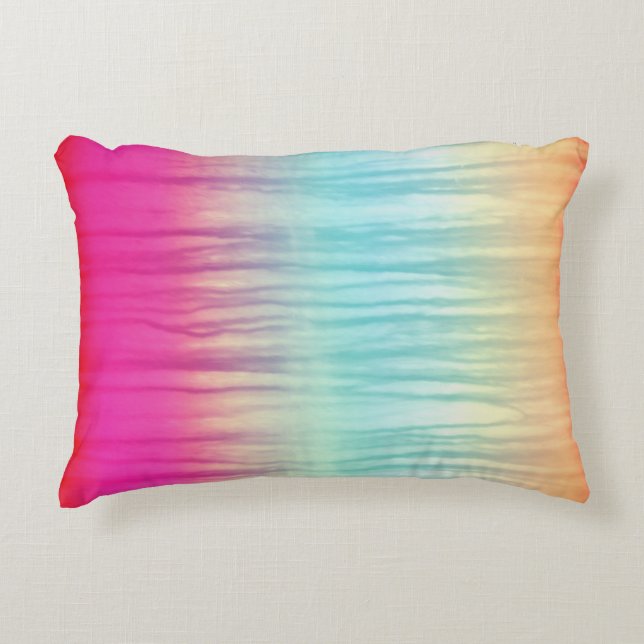 Multi-Colour Abstract Pattern Decorative Cushion (Front)