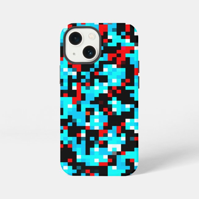 Multi-Colour Abstract Pattern iPhone Case (Back)