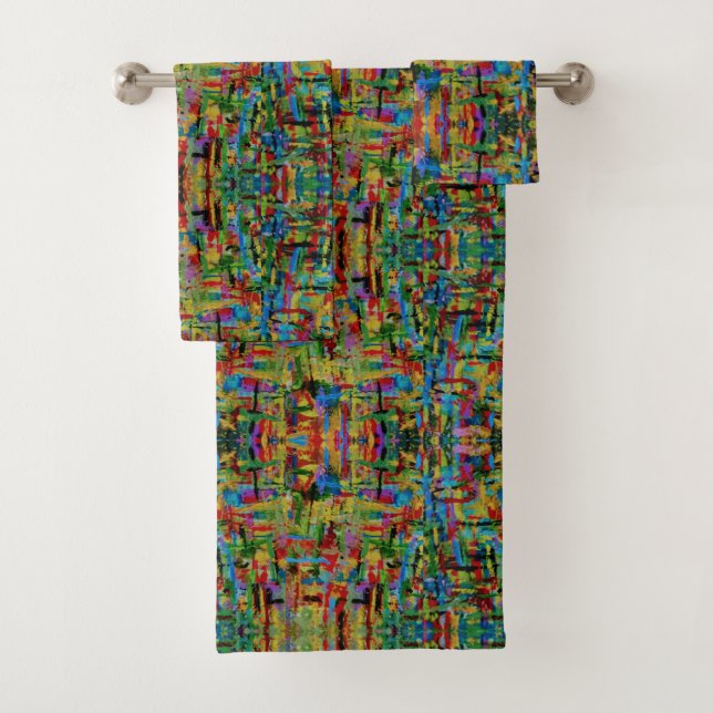 Multi-colour Bath Towel Set (Insitu)