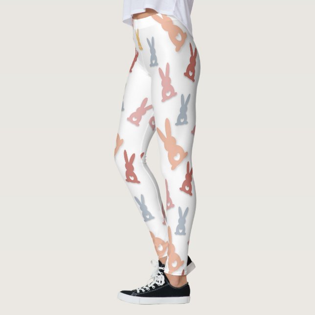 Multi-Colour Bunny Rabbit leggings (Left)