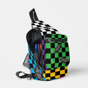 Multi-Colour Chequered Backpack HAMbyWG