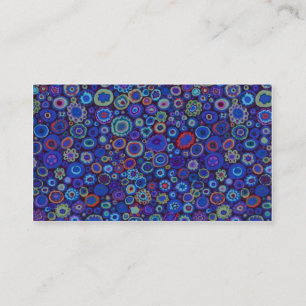 Multi-Colour Circles Profile Card