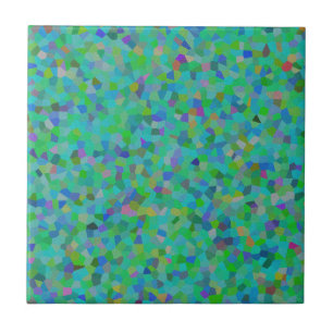 Multi colour confetti design ceramic tile