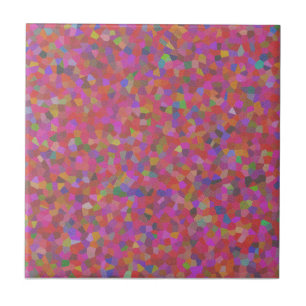 Multi colour confetti design ceramic tile