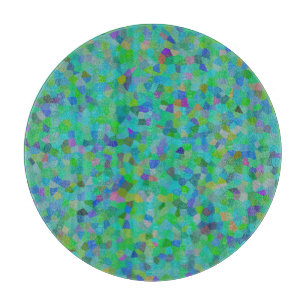 Multi colour confetti design     cutting board