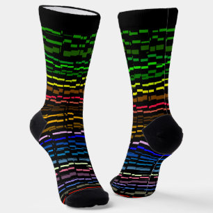 Multi Colour COOL Pattern Socks
