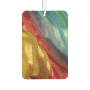 Multi Colour Fabric Rainbow Car Air Freshener