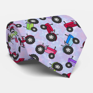 Multi colour Farm Tractor Tie