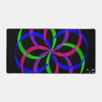 Multi Colour Figure 8 Geometric Mouse Pad Mat