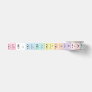 Multi colour garment Care logo wool labels Satin Ribbon