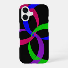 Multi Colour Geometric Interchange iPhone 16 Case