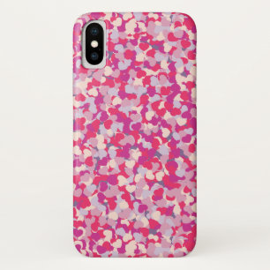 multi Colour Heart Confetti2 iPhone X Case