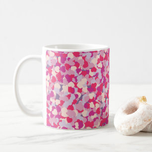 multi Colour Heart Confetti2 Coffee Mug