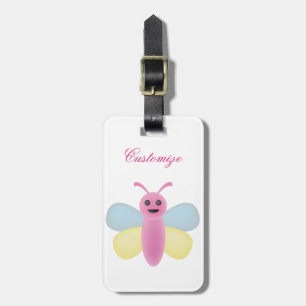 Multi-colour Kawaii Bee Thunder_Cove Luggage Tag