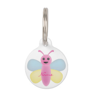 Multi-colour Kawaii Bee Thunder_Cove Pet Tag