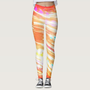 Multi Colour Light Swirl Leggings
