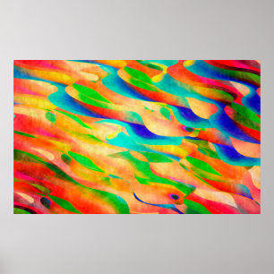 multi colour paint art abstract wallpaper backgrou poster