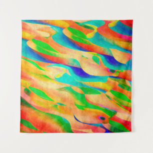 multi colour paint art abstract wallpaper backgrou tapestry