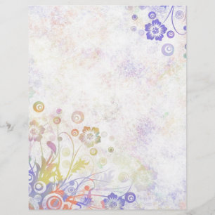 Multi Colour Pastel Floral Border