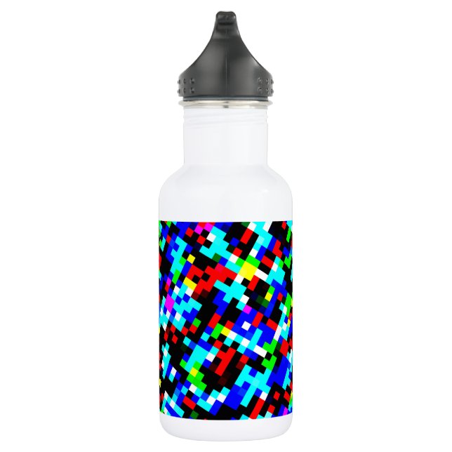 Multi-Colour Pattern 532 Ml Water Bottle (Right)