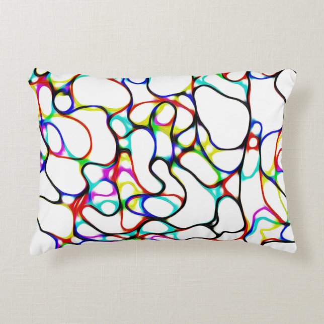 Multi-Colour Pattern Cool Decorative Cushion (Front)