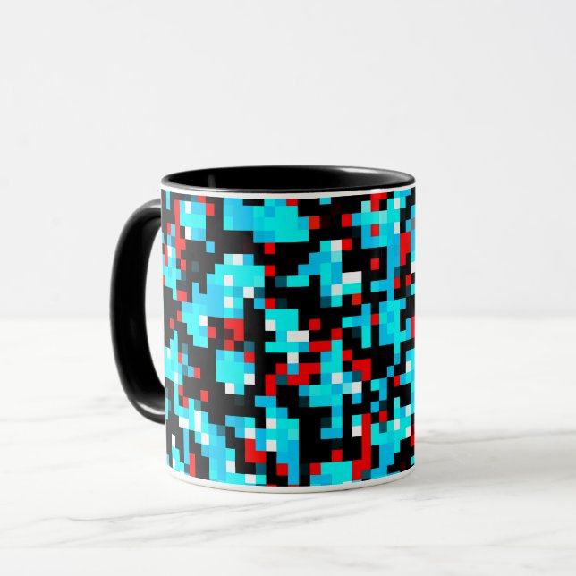 Multi-Colour Pattern Cool Mug (Front Left)