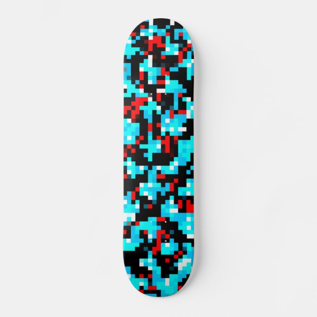 Multi-Colour Pattern Cool Skateboard (Front)