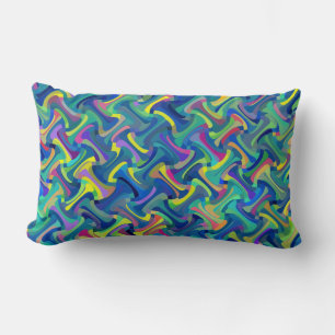 Multi-Colour Pattern Lumbar Cushion