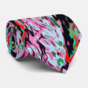 Multi-Colour Pattern Tie