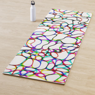 Multi-Colour Pattern  Yoga Mat