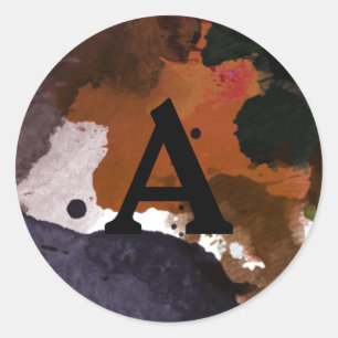 Multi Colour Personalised Monogram Envelope Seal