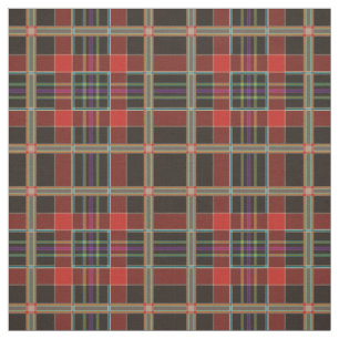 Multi Colour Plaid (Tartan) Fabric