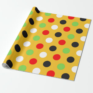 Multi Colour Polka Dot Wrapping Paper