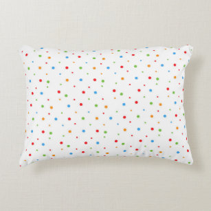 Multi-colour Polka dots pillow cover