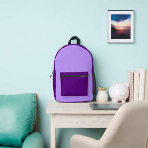 Multi-Colour Purple Backpack