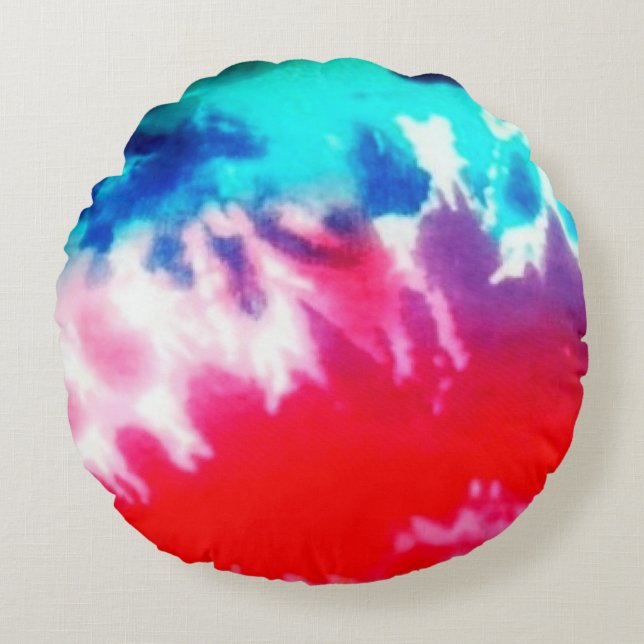 Multi colour round cushion (Front)