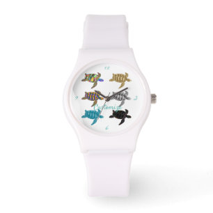 Multi-colour Sea Turtles Thunder_Cove Watch
