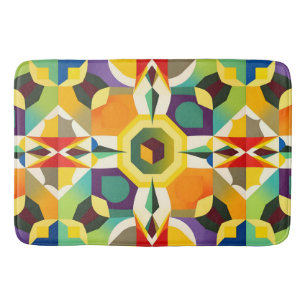 Multi Colour Shape 1 Bath Mat