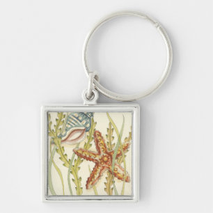Multi-Colour Shell Party Key Ring