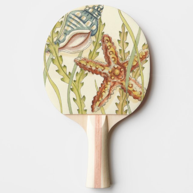 Multi-Colour Shell Party Ping Pong Paddle (Front)