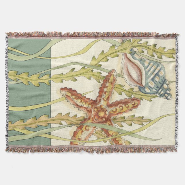 Multi-Colour Shell Party Throw Blanket (Front)