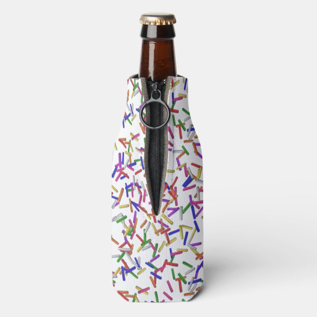 Multi Colour Sprinkles Bottle Cooler (Bottle Back)