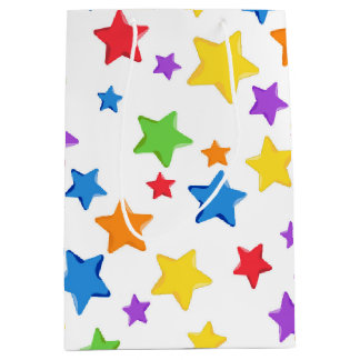 Multi Colour Star Birthday Gift Bag