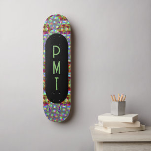 Multi Colour Template Skateboard