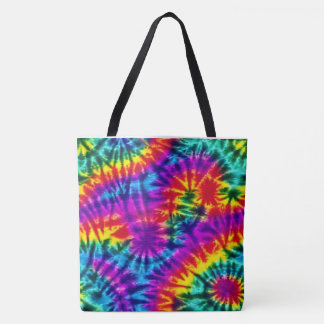 Multi-Colour tie and dye reflective leggings Tote Bag
