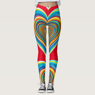 Multi-colour Valentine Heart Thunder_Cove Leggings