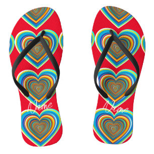 Multi-colour Valentine Heart Thunder_Cove Thongs