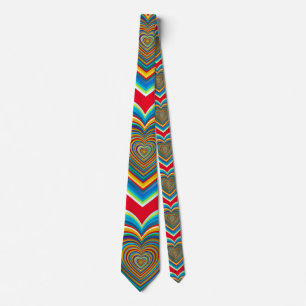 Multi-colour Valentine Heart Thunder_Cove Tie