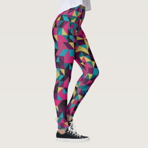 Multi-colour yoga leggings